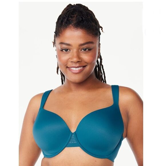 Women's Plus Underwire T-Shirt Bra 2-Pack Size 40DDD - Picture 4 of 6